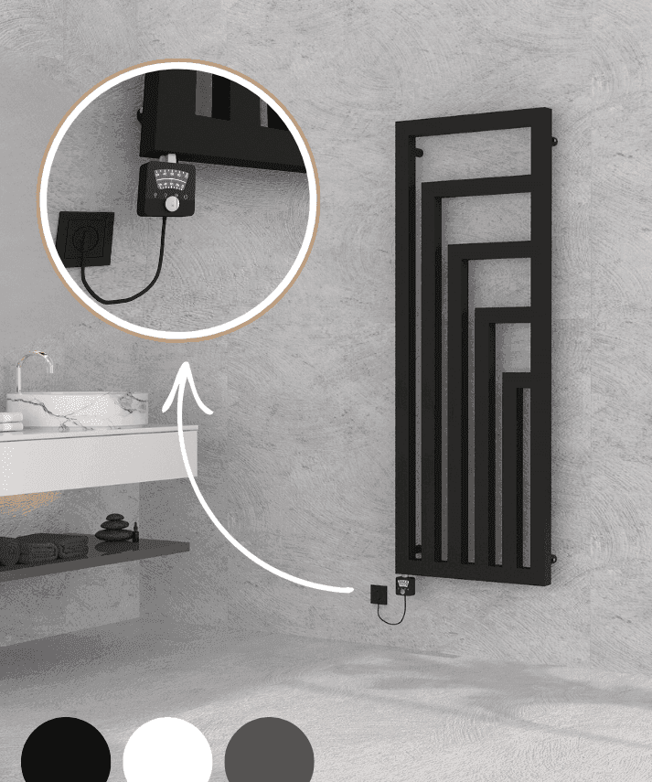 elektrischer Handtuchheizkörper Elektro Designbadheizkörper