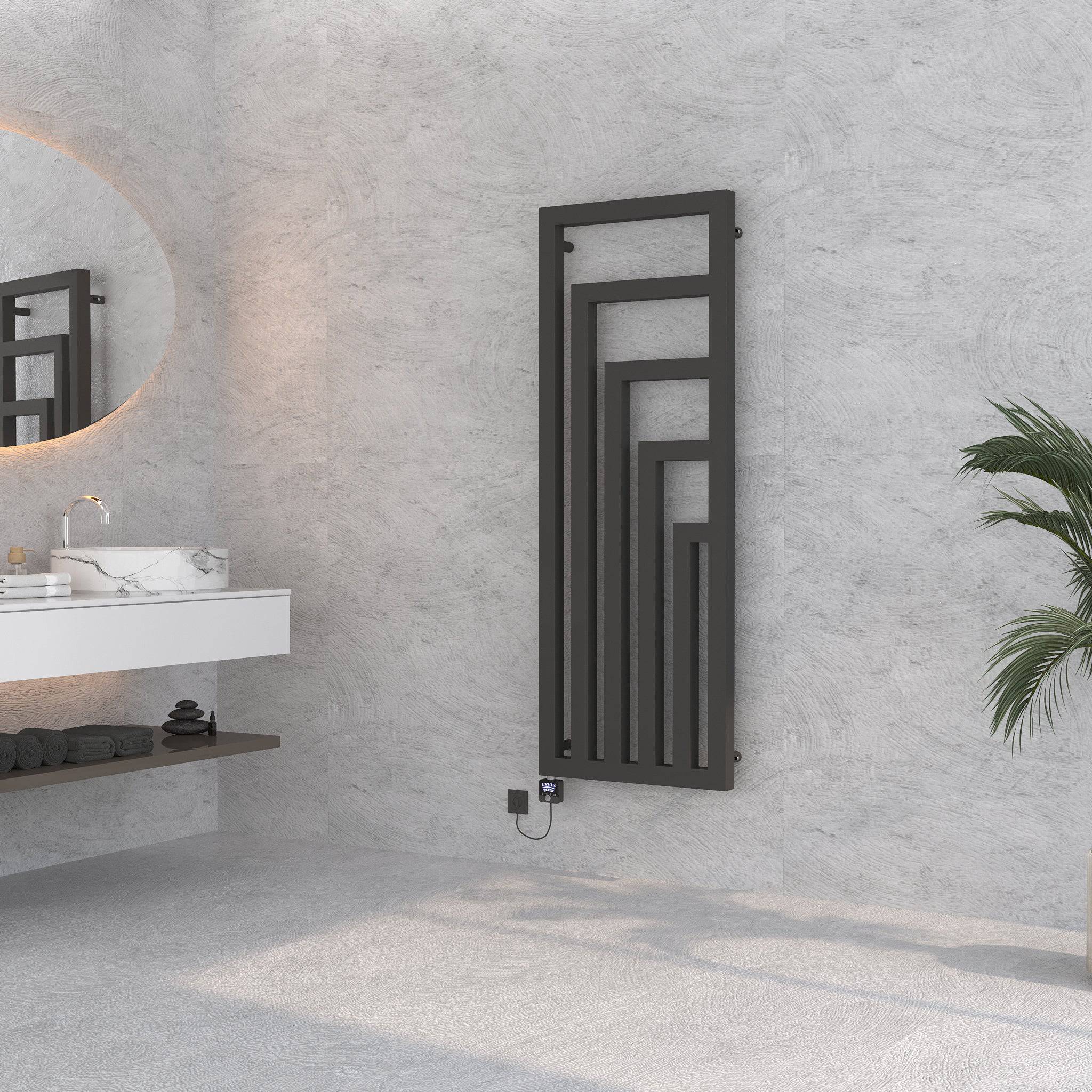 elektrischer Handtuchheizkörper Elektro Designbadheizkörper