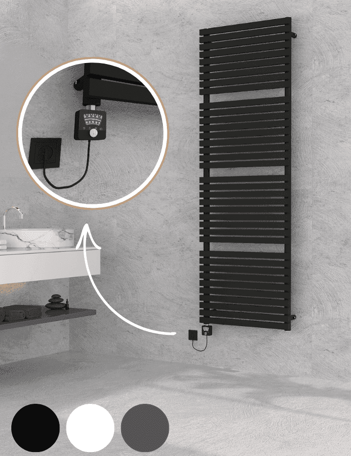 Mischbetrieb Heizkörper – Pyros elektrischer Badheizkörper
