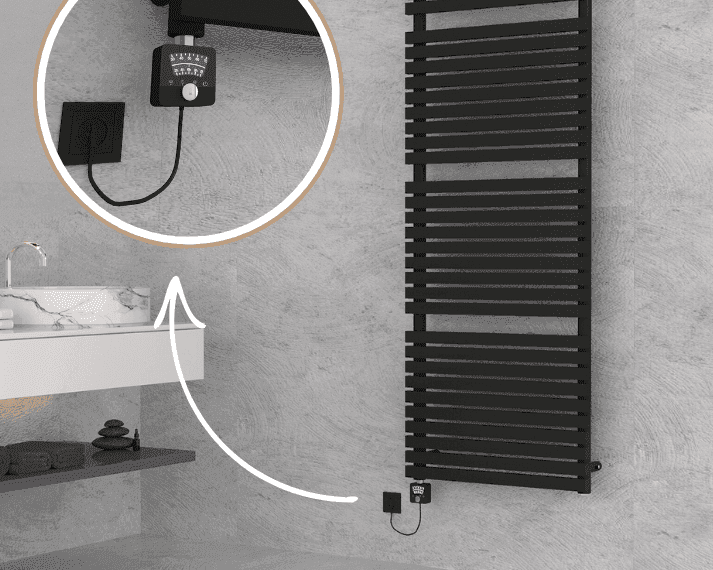 Kompakter Badheizkörper für kleines Bad - Pyros von BadWärme24