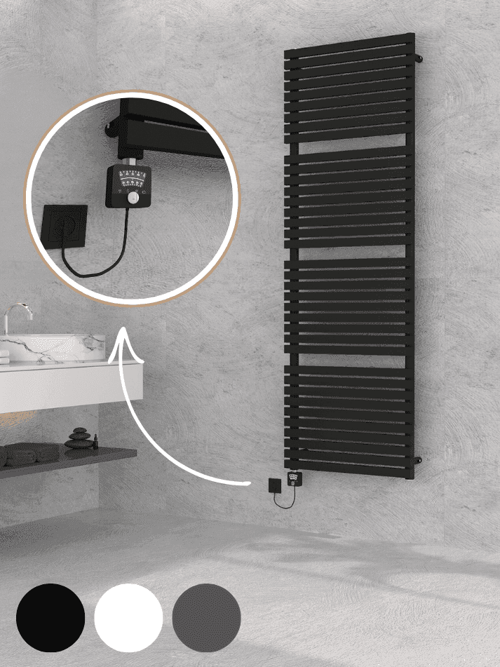 Kompakter Badheizkörper für kleines Bad - Pyros von BadWärme24