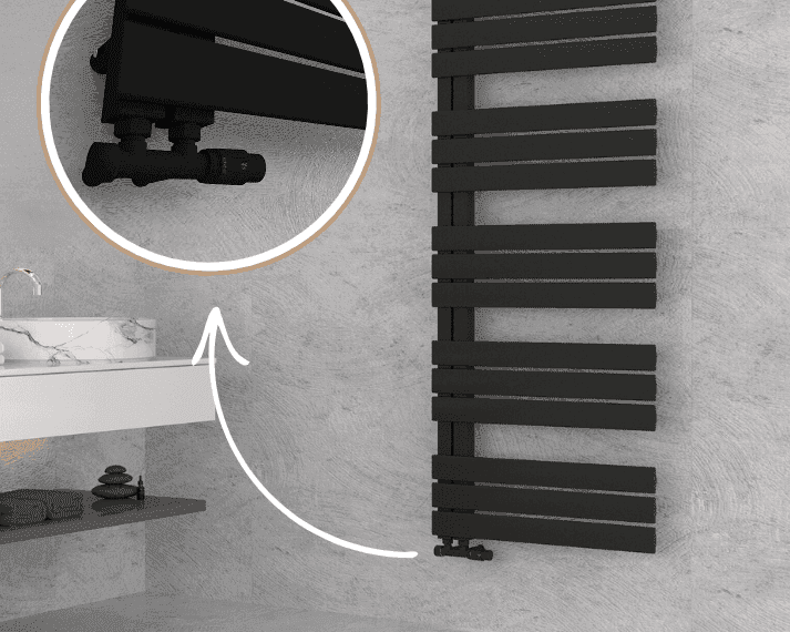 Badezimmer renovieren mit Designheizkörper Eos von BadWärme24