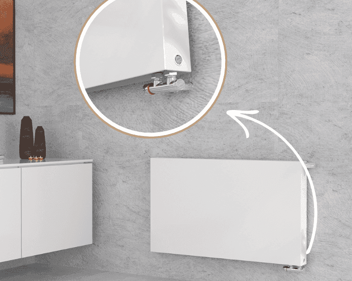 Wohnraumheizkörper kaufen - Planheizkörper Typ 22 horizontal in Weiß