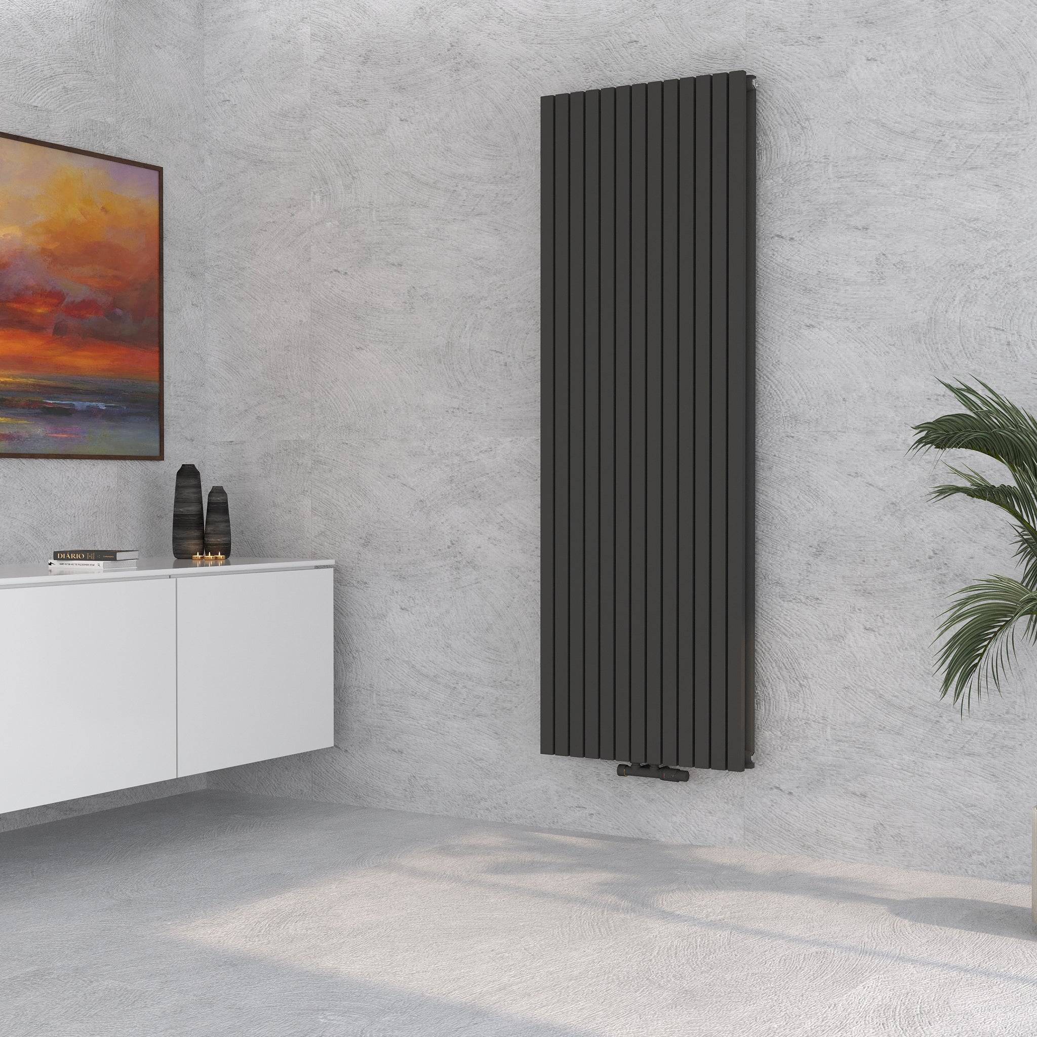 Design Vertikaler  Paneelheizkörper Demeter-V-Bad Wärme24