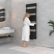 Badheizkörper & Handtuchheizkörper Prometheus Mittel- und Seitenanschluss in matt - Hauptansicht