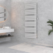 Weißer Austauschheizkörper & Renovierungsheizkörper Eos 2 – eleganter Badheizkörper mit hoher Heizleistung und modernem Design.