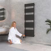 Elektro Handtuchheizkörper Badheizkörper Prometheus inkl. Heizstab in matt - Hauptansicht